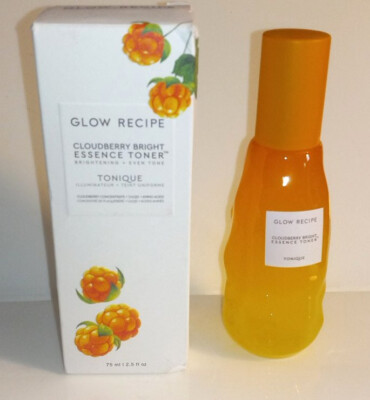 Glow Recipe - Cloudberry Bright Essence Toner 75 ml    2.5 fl.oz FULL SIZE NEW