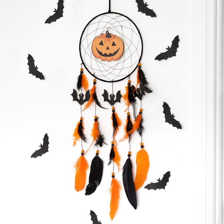 Fun Pumpkin Halloween Dreamcatcher | Spooky Decoration | Gift