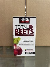 Force Factor Total Beets Blood Pressure Support Supplement EXP 06/26 & UP 120 CT