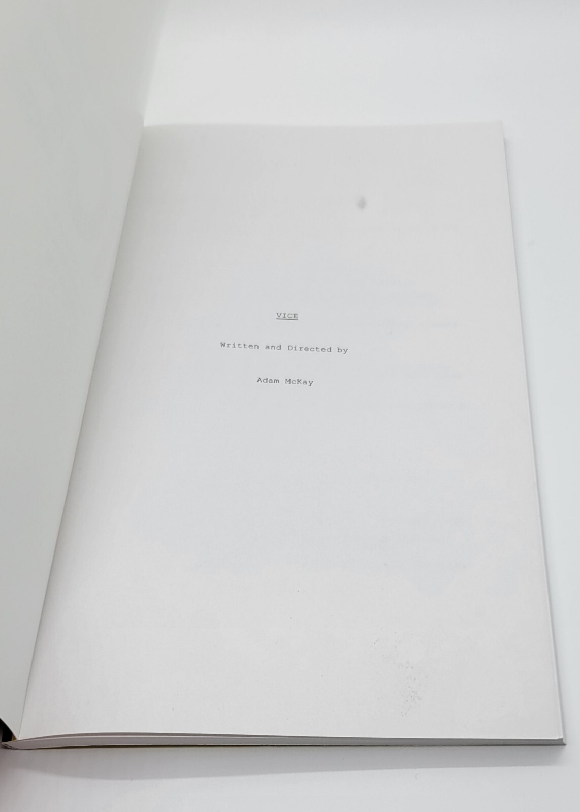 Vice FYC 'For Your Consideration' Screenplay Script book | eBay