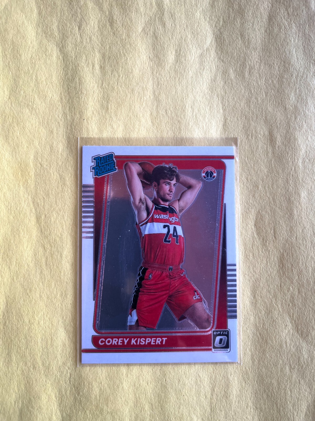 2021-22 Donruss Optic Corey Kispert RC #183 Rated Rookie Base 1
