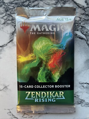 MTG English Zendikar Rising Collector Booster Pack Brand New English Booster