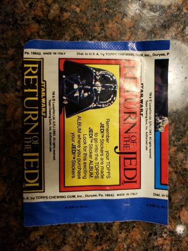 Star Wars Return of the Jedi 1983 Topps Sticker Album pack PANINI,RARE Lot of 55 - Picture 4 of 8