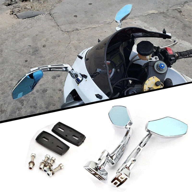 Espejos retrovisores laterales de carreras para Honda CBR 1000 RR CBR 600 Chopper Foto 2 de 4