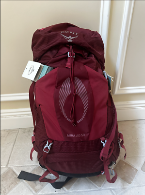 Osprey Aura AG 50L Women's Backpack, Berry Sorbet Red, WXS/S, Brand New with Tag | eBay Osprey Aura AG 50L Women's Backpack, Berry Sorbet Red, WXS/S, Brand New with Tag | eBay