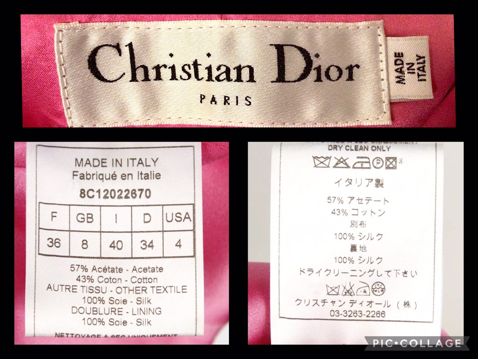 CHRISTIAN DIOR by John Galliano 2008 Sz 4US PINK … - image 6