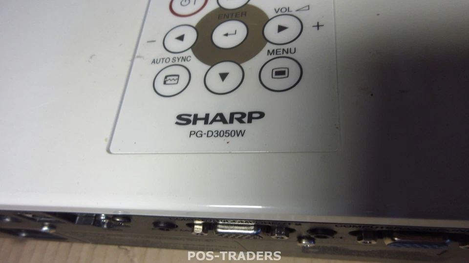 SHARP PG-D3050W Beamer Projector DLP WXGA 3000 LUMENS HDMI 3103 HOURS - Bild 3 von 3