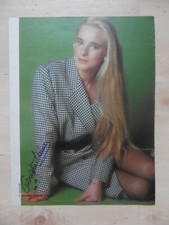 Geraldine Danon Autogramm signed A4 Magazinbild 