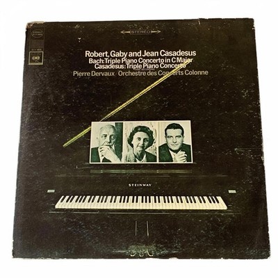Bach: Triple Piano Concerto in C Major - Robert, Gaby and Jean Casadesus with Or