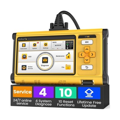 OBD2 Scanner Diagnostic Tool - 4 System BIDirectional Scan Tool for Car 10 Re...