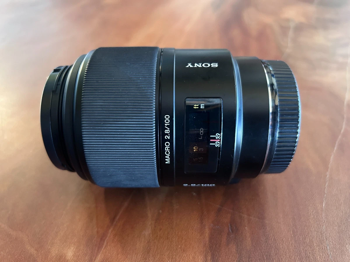 Sony 100mm Focal Macro/Close Up Camera Lenses for sale | eBay