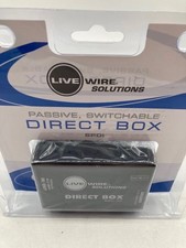 Live Wire Solutions Passive Switchable Direct Box Model SPDI New In Package