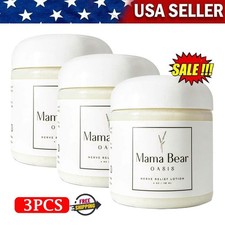 3X Mama Bear Oasis Nerve Relief Lotion for Foot, Leg, Magnesium Chloride 4oz NEW