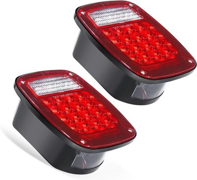 Tail Lights, 43 LED Stop, Reverse Lights Combination Taillights for Truck Traile