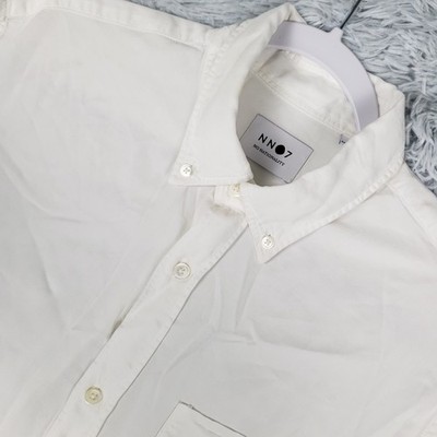 NEW NN07 No Nationality Mens XL Levon Shirt Lyocell Long Sleeve Button Down