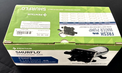#ad NEW PENTAIR Shurflo Fresh Water Pump 4008 100 E65 Revolution 12 VDC 2.3 Gpm NIB $69.99