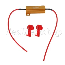 50W Aluminum Shell Resistor 8RJ Red Line Red Card for Lighting Products