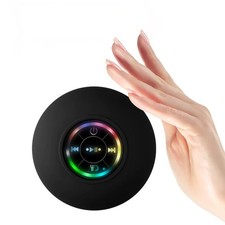 Bathroom Speaker waterproof wireless LED suction Cup Mini Bluetooth Portable