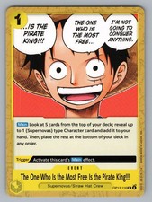 THE ONE WHO IS THE MOST FREE IS THE PIRATE KING!!! OP13-116 UC ONE PIECE NM!1