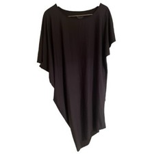 Athleta Sunlover Hilo UPF Asymmetrical Dress- Black- Size Medium