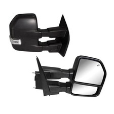 Towing Mirrors compatible for 2015 2016 2017 2018 2019 2020 Ford F150 Black