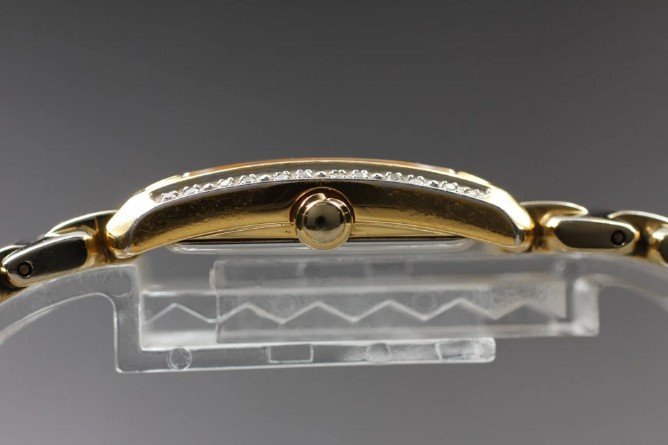 Reloj Citizen Eco-Drive G620 oro tanque bisel diamante casi como nuevo damas de JAPÓN Foto 4 de 4