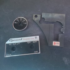 Vintage OEM Garrard Synchro-Lab 95B Parts: Control panels / faceplates