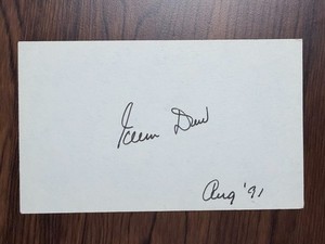 Autograph Ellen Drew (born Esther Loretta Ray 1914- 2003) American Actress