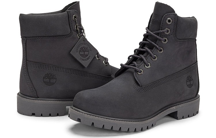 Timberland Premium Waterproof Boots, Dark Grey Nubuck, US 9.