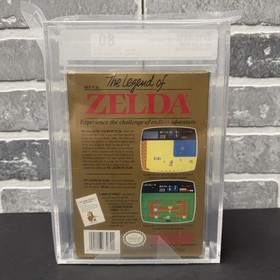 The Legend of Zelda Nintendo NES Gold Complete CIB VGA Graded 80 (9.0) VGA