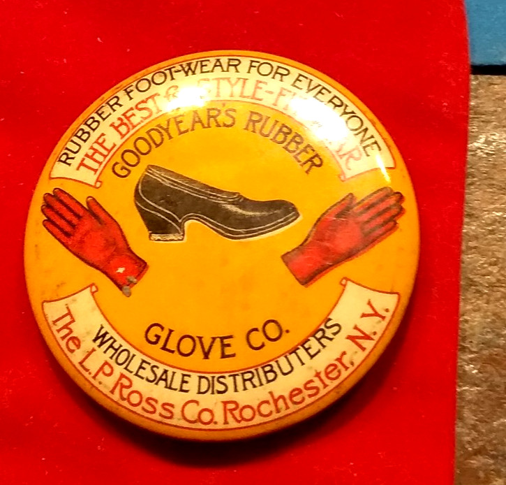 (Pgasteelers1) Advertising  Mirror  NY. Rochester   L.P. Ross Co,  Goodyear's 🌠