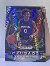 2020-21 Panini Prizm Jaden McDaniels Draft Picks Crusade Hyper Rookie Card #91