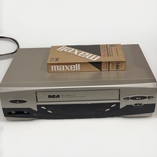 RCA VCR VHS HQ 4 Head Player Recorder Model VR546 AccuSearch No Remote Tested