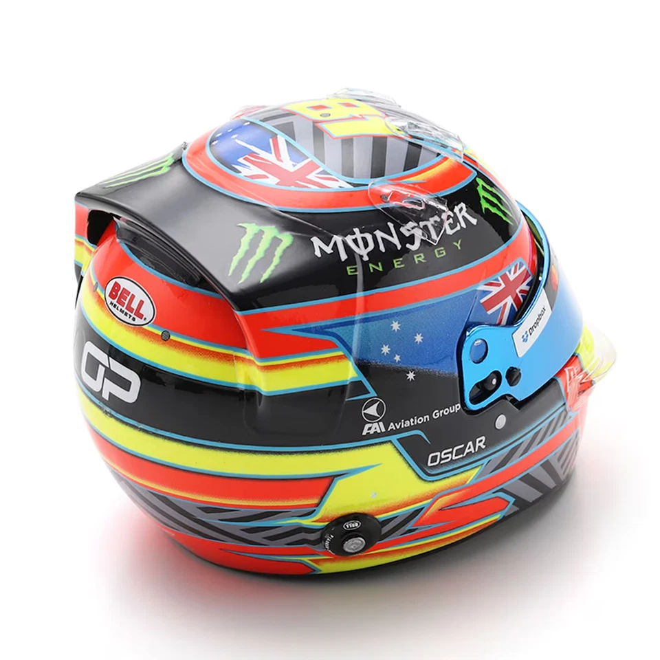 McLaren Spark Oscar Piastri 2025 F1 Grand Prix 1/5 Scale Replica Helmet Model - Image 2 of 3