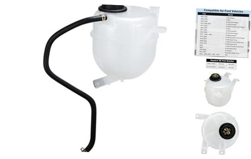 Engine Coolant Reservoir Tank, Compatible with Club Wagon E-150 E-250 E-350 E