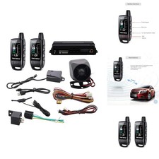 Easyguard Ec206-b Car Alarm System Lcd Pager Remote Trunk Release Keyless Entry