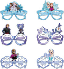 12Pcs Frozen Party Set, Party Decorative Glasses, Cosplay Decorative Glasses, Su