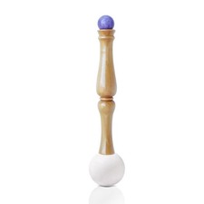 Singing Bowl Mallet,Rubber Mallet Striker with Silicone Head and Wooden Handl...