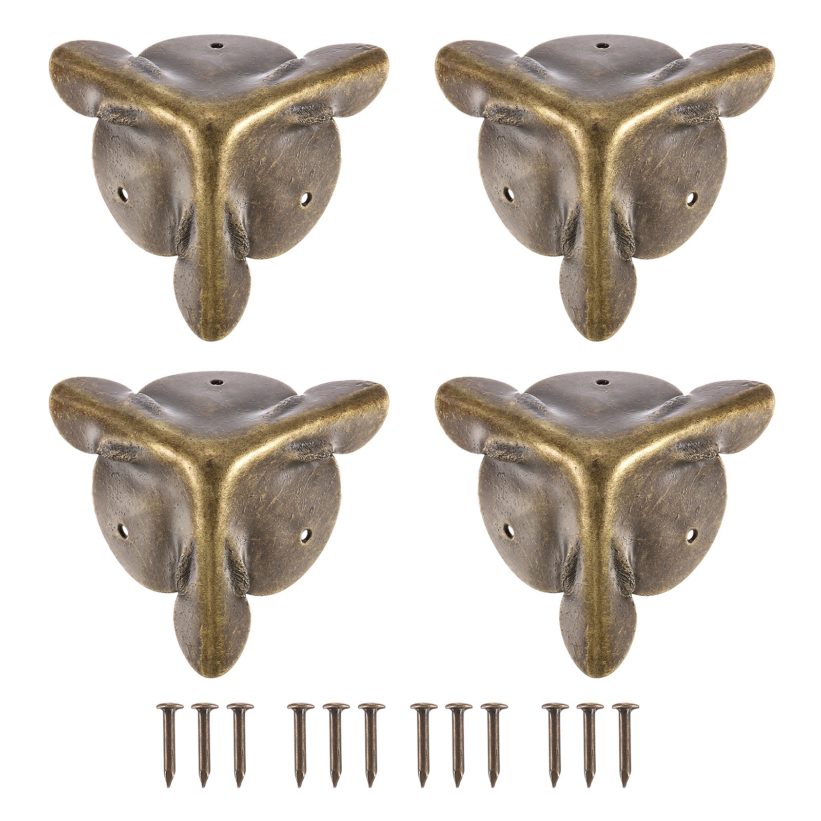 16Pcs 30mm Decorative Box Corner Cover Corner Protector Bronze