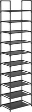 Scarpiera, 10 Ripiani, Scaffale Portascarpe, Organizzatore per Scarpe, 28 X 45 X