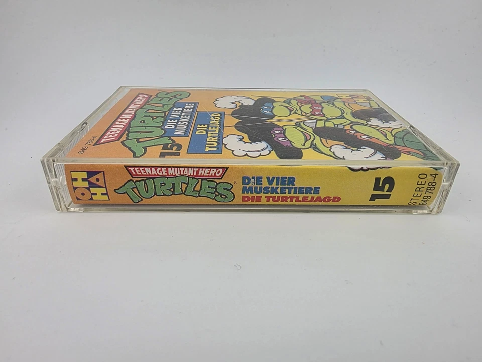 Teenage Mutant Hero Turtles 15 Vier Musketiere Die Turtlejagd MC Kassette OHHA - Bild 4 von 4