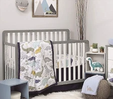 NoJo Little Dinosaurs 4 Piece Crib Bedding Set