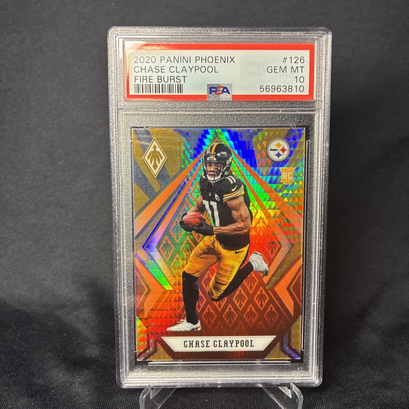 Chase Claypool Panini Phoenix #126 Fire Burst