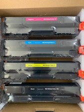 218A Toner Cartridge 4 Pack w/ Chip for HP Color LaserJet Pro 3201/3301 Series