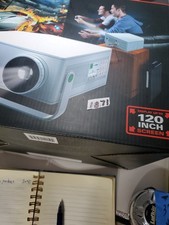 Portable Entertainment Projector The Black Series by Shift 3, up to 120  display