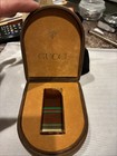 Vintage Gucci Lighter – With Italian Tax Label & Original Suede Box – Rare — photo 2