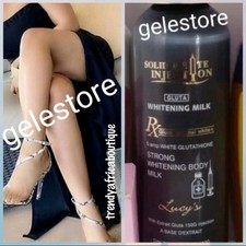 Solid White Gluta whitening body milk 400mlx1   AUthentic
