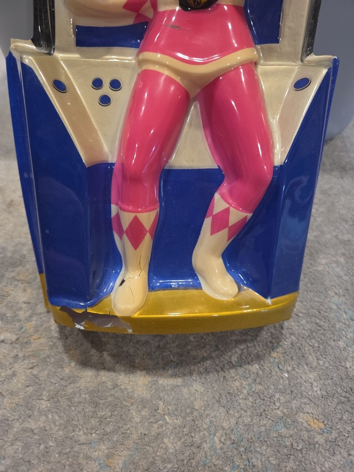 Mighty Morphin Power Rangers 18” Red Ranger Mold Action Wall Light ...
