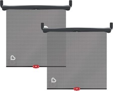 Munchkin Brica Sun Safety Car Window Shade with Heat Alert, Helps Block UVA/UVB