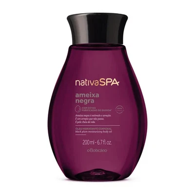 O Boticário Nativa Spa Black Plum (Ameixa Negra) Moisturizer Body Oil 200ml